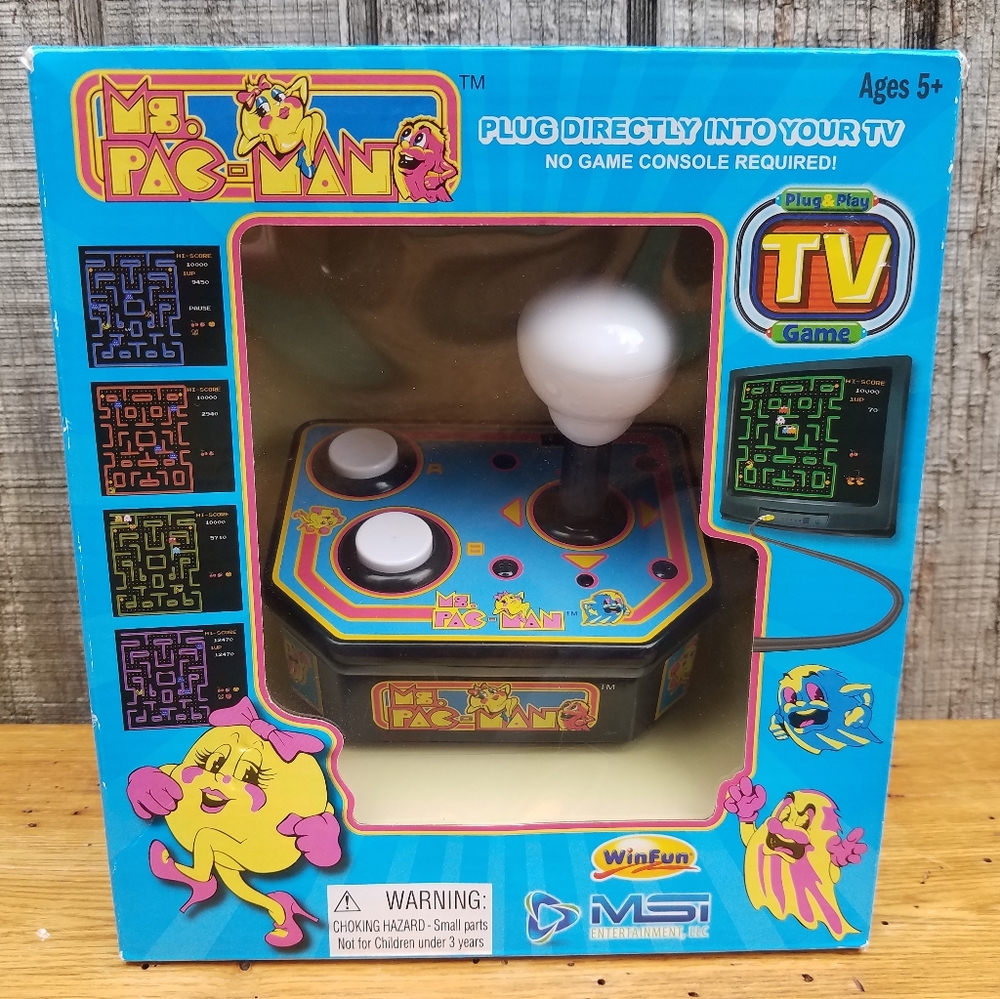 Vintage Retro Ms Pacman Plug N Play Video Game